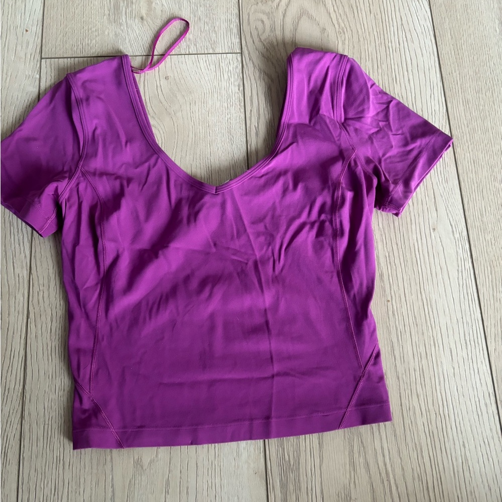purple align shirt